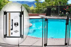 Pool Fence DIY by Life Saver Self-Closing Gate Kit